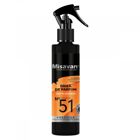 Odorizante de camera - Odorizant camera Misavan, Briza de parfum nr.51, Zori in Zanzibar, 200 ml