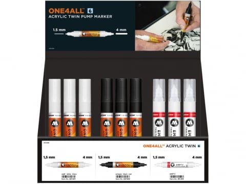 Markere - One4All Acrylic Twin Display Set