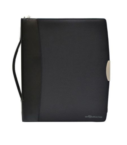 Carnetele si organizatoare - Organizator A4 tip servieta OFFICE BOX culoare NEGRU