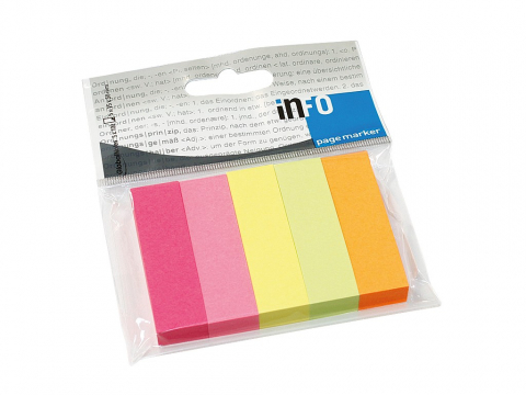 Notesuri adezive - PageMarker adeziv 15 x 50 mm, 5 x 100 file Info Notes