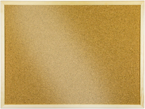 Prezentare si afisare - Panou pluta 90 x 120 cm cu rama de lemn
