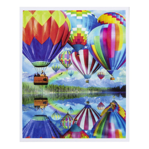 Panze de pictura - Panza de pictura pe numere baloane cu aer cald 40x50 cm