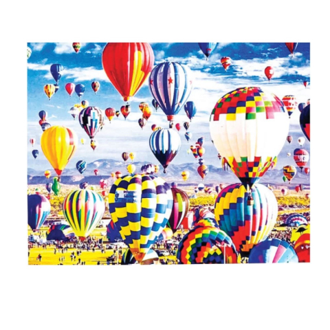 Panze de pictura - Panza de pictura pe numere si kit cu pietre acrilice Cappadocia 40x50 cm