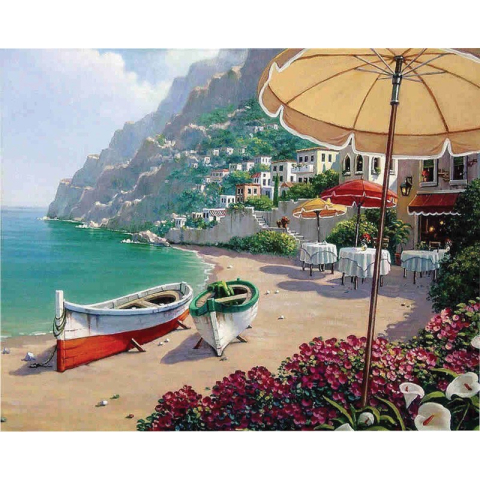 Panze de pictura - Panza pictura pe numere Portofino 40x50 cm