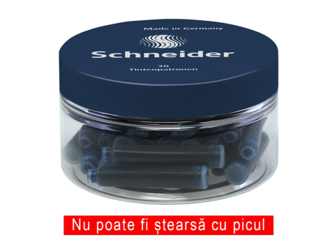 Scris si accesorii - Patron stilou Schneider albastru inchis 30/borcan