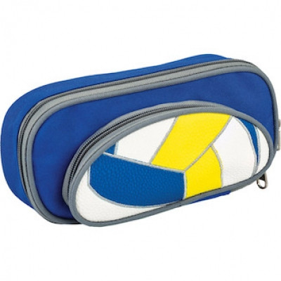 Penare - Penar cu 2 compartimente model Volei dimensiune 22x7x9cm