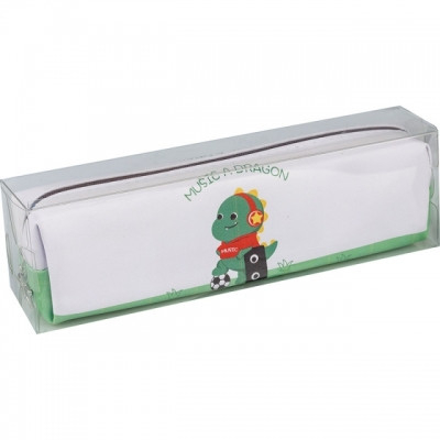 Penare - Penar cu un fermoar model Dinozaur Dimensiune: 200 x 62 x 45 mm