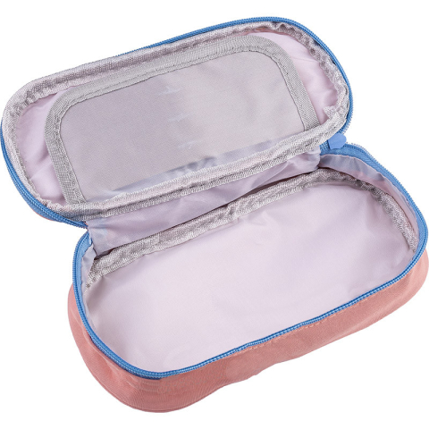 Penare - Penar neechipat cu un fermoar culoare orange dimensiune 22 x 11 x 5 cm