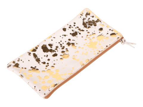 Ghiozdane, genti, penare - Penar piele plat 22 x 11 cm Cosmicuir
