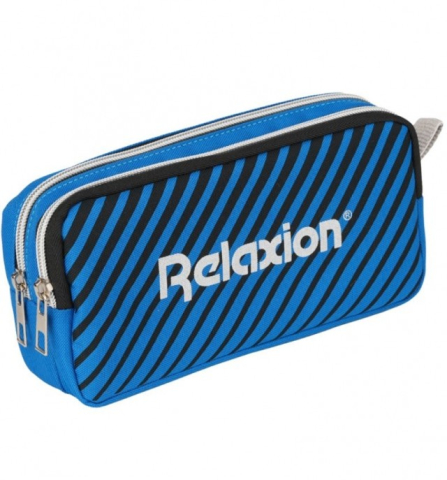 Penare - Penar RELAXION PLUS cu doua compartimente cu fermoar 10 x 21 x 6cm