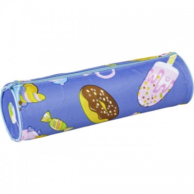 Penare - Penar tubular cu un fermoar model Inghetata dimensiune: 210 x 60 x 60 mm