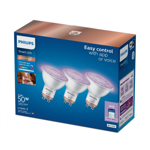 PHI WFB 50W GU10 922-65 RGB 3CT/6 Cod Produs: 8720169210356 [0]