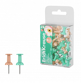 Ace, capse, agrafe, clipsuri, pioneze - Pioneze Pastel Bloom culori asortate 50 buc/cutie