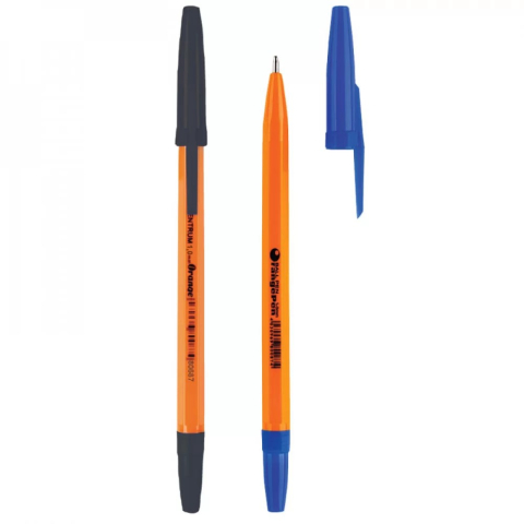 Pixuri cu mina si mine - Pix ORANGE-mina albastra 1,0 mm 50buc/cutie