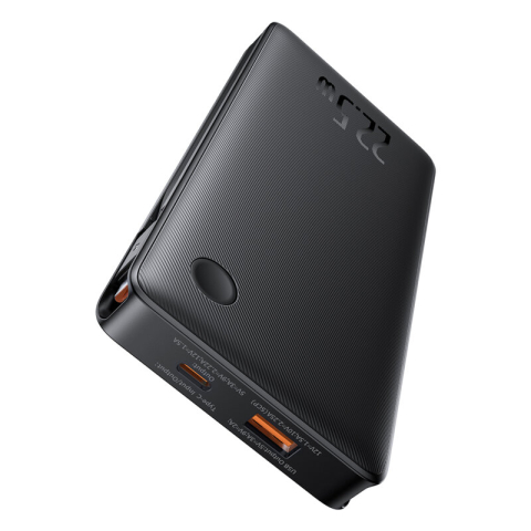 POWER BANK Baseus Airpow lite ,  10000mAh ,  22.5W ,  1 x USB; 1 cablu x USB Type-C ,  1 cablu x Iphone Lightning ,  total 3A ,  negru ,  Cod Produs: P10067501123-00 [1]
