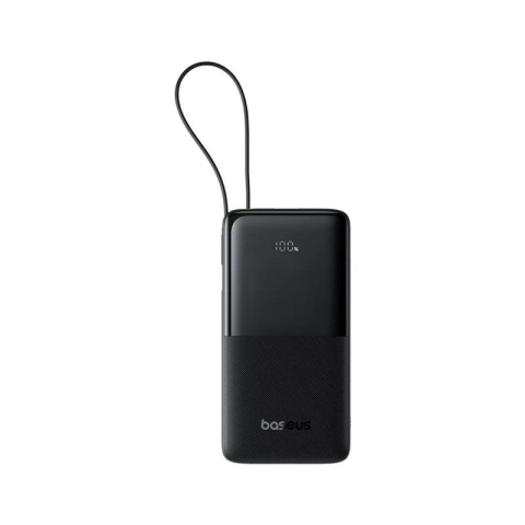 POWER BANK Baseus Bipow 2 Digital ,  display ,  capacitate 10000mAh ,  20W ,  cablu integrat USB Type-C ,  1 x USB Type-C ,  1 x USB ,  total 5V/3A ,  negru ,  Cod Produs: P10077101113-00 [1]