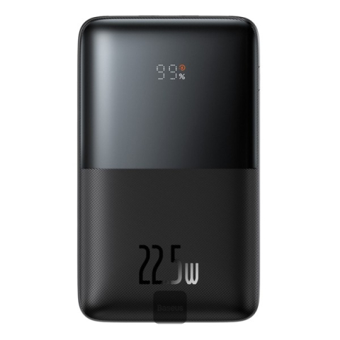 POWER BANK Baseus Bipow Pro , 20000mAh , PD 22.5W , 2 x USB; 1 x USB Type-C , digital display pt. status baterie , include cablu USB la USB Type-C de 30 cm , negru Cod Produs: PPBD040301 [1]