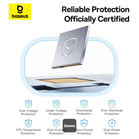 POWER BANK Baseus PicoGo ,  display ,  capacitate 10000mAh ,  45W ,  cablu integrat USB Type-C ,  1 x USB Type-C ,  1 x USB ,  total 5V/3A ,  negru ,  Cod Produs: P10076803123-00 [6]