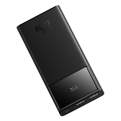 Power bank - POWER BANK Baseus Star-Lord Digital ,  display ,  capacitate 10000mAh ,  22.5W ,  2 x USB; 1 x USB Type-C ,  total 5V/3A ,  negru ,  Cod Produs: PPXJ100001