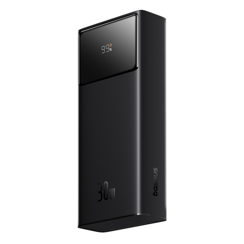 POWER BANK Baseus Star-Lord Digital ,  display ,  capacitate 30000mAh ,  30W ,  2 x USB; 1 x USB Type-C ,  total 5V/3A ,  negru ,  Cod Produs: P10022905113-00 [0]