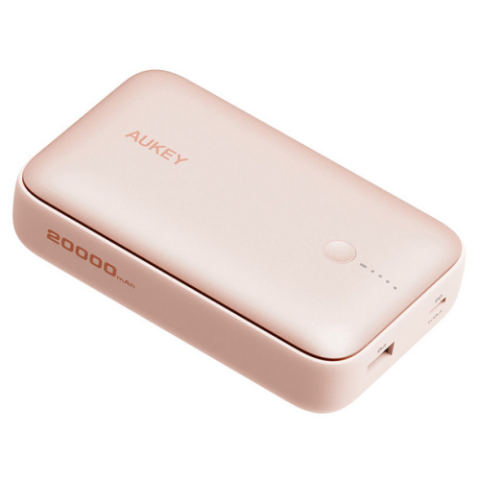 Power bank - POWER BANK USB 20000MAH/PB-Y57 PINK AUKEY Cod Produs: PB-Y57 PINK