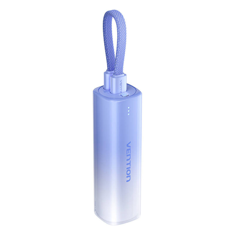 Electronice - Power Bank Vention (USB-C + Lightning), 5000mAh, 20W Blue Light Indicator Display Type Cod Produs: FHWL0