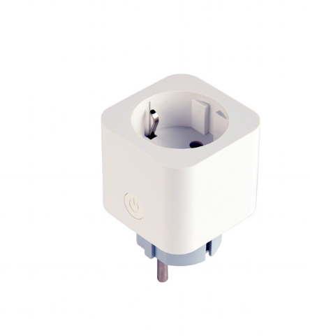 PRELUNGITOR GEMBIRD , Schuko x 1 , WiFi , conectare prin Schuko (T) , 16 A , 3680W , compatibil Tuya , alb , Cod Produs: TSL-PS-S1M-01-W [2]