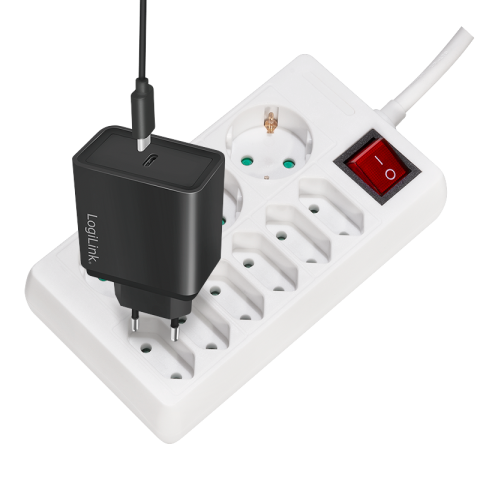 PRELUNGITOR LOGILINK ,  Schuko x 3 + Euro skt x 6 ,  cablu 3G 1.5mm2 ,  230 V/16 A ,  50 Hz ,  max. 3500 W ,  buton intrerupator iluminat ,  IP20 ,  1.5m ,  alb ,  Cod Produs: LPS201 [1]