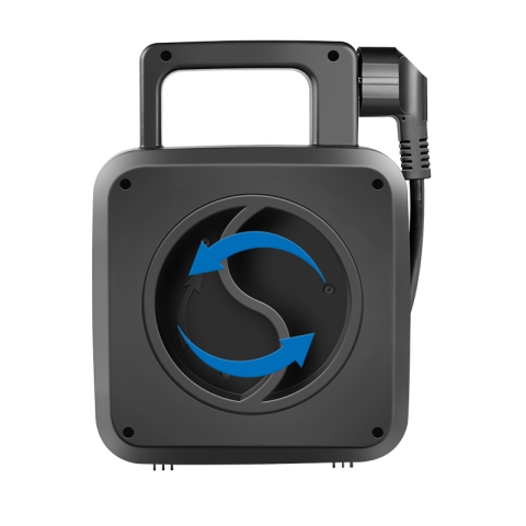 PRELUNGITOR LOGILINK ,  Schuko x 4 ,  conectare prin Schuko (T) ,  16 A ,  1xUSB-A ,  1xUSB-C ,  comutator oprire termica ,  cablu 5m tip bobina ,  protectie IP20 ,  negru ,  Cod Produs: LPS504 [2]