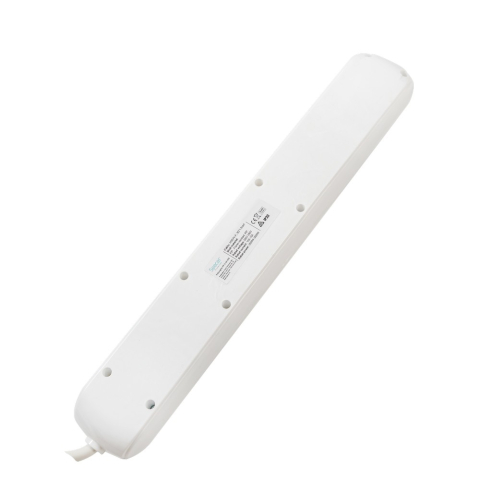 PRELUNGITOR SPACER ,  Schuko x 5 ,  conectare prin Schuko (T) ,  USB x 2 ,  cablu 1.8 m ,  16 A ,  max. 3500W ,  protectie supratensiune ,  alb ,  45506867 Cod Produs: PP-5-18 USB [1]