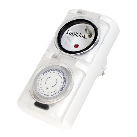 PRIZA inteligenta LOGILINK ,  Schuko x 1 ,  conectare prin Schuko (T) ,  16 A ,  protectie copii ,  protectie stropire cu apa ,  alb ,  Cod Produs: ET0006A [0]