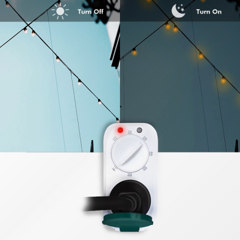 PRIZA inteligenta LOGILINK ,  Schuko x 1 ,  conectare prin Schuko (T) ,  16A ,  comutare mecanica a timpului-7 presetari ,  protectie stropire cu apa IP44 ,  pentru exterior ,  alb Cod Produs: ET0013 [2]