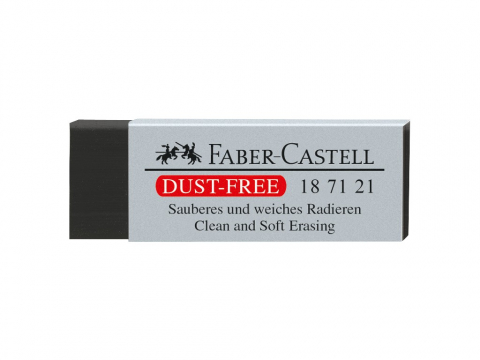 Gume de sters - Radiera creion dust free neagra 20 Faber-Castell