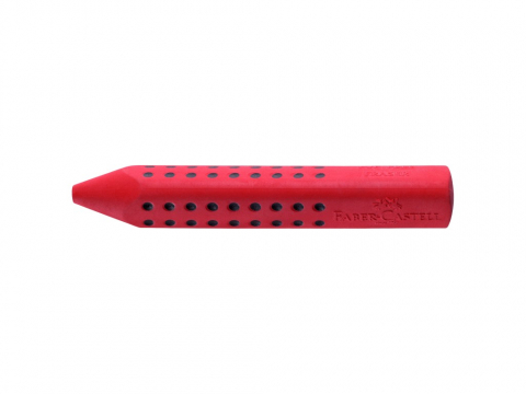 Gume de sters - Radiera creion grip 2001 rosie/albastra Faber-Castell