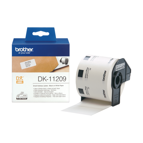 Rola de etichete originala Brother DK11209, 29mm x 62mm, 800 etichete, etichete adresa mici [1]