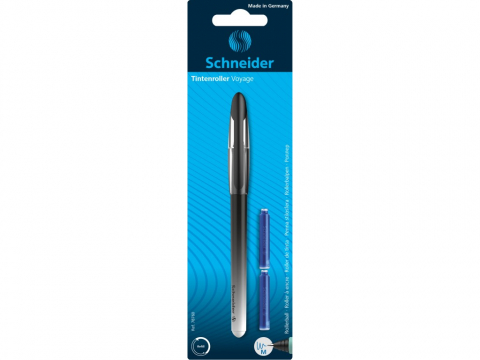 Stilouri si rollere cu rezerve de cerneala - Roller Schneider Voyage + 2 rezerve/blister