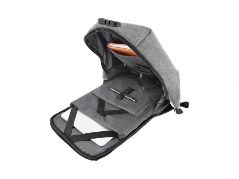 Rucsac laptop Tellur Antifurt V2, cu port USB, 15.6", gri [2]