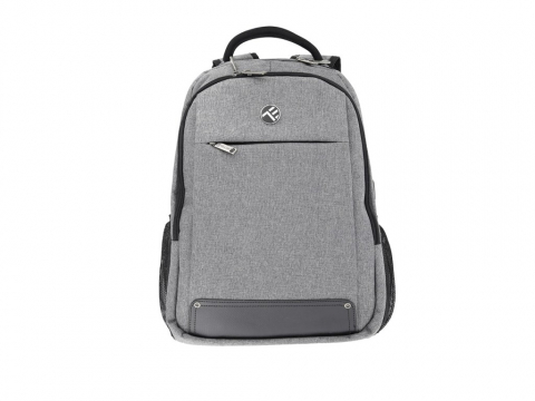 Ghiozdane, genti, penare - Rucsac laptop Tellur Companion, cu port USB, 15.6", gri