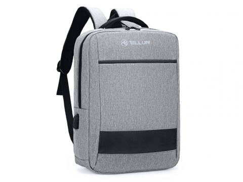 Ghiozdane, genti, penare - Rucsac laptop Tellur Nomad, 15.6", gri