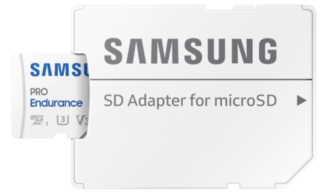 SAMSUNG PRO Endurance microSD Class10 128GB incl adapter R100/W40 up to 70080 hours, Cod Produs: MB-MJ128KA/EU [1]