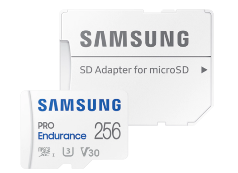 Electronice - SAMSUNG PRO Endurance microSD Class10 256GB incl adapter R100/W30 up to 140160 hours, Cod Produs: MB-MJ256KA/EU