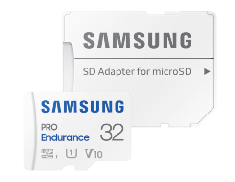 Medii de stocare - SAMSUNG PRO Endurance microSD Class10 32GB incl adapter R100/W30 up to 17520 hours ,  Cod Produs: MB-MJ32KA/EU