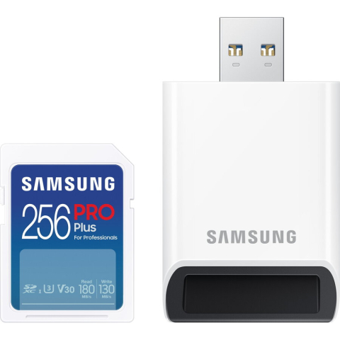 Electronice - SAMSUNG PRO Plus Reader Full Size SDXC Card 256GB Cod Produs: MB-SD256SB/WW