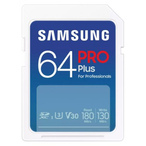 SAMSUNG PRO Plus SD Memory Card 64GB Cod Produs: MB-SD64S/EU [0]