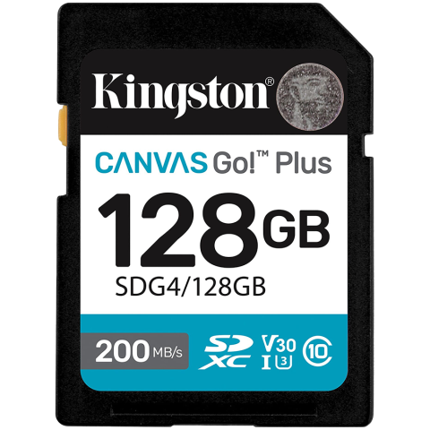 Card-uri SD - SD CARD KS 128GB CL10 UHS-I CANV GO PLUS Cod Produs: SDG4/128GB
