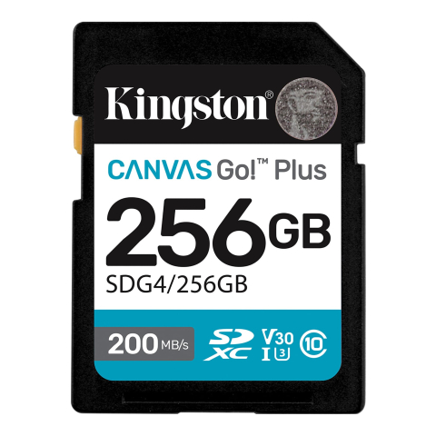 Card-uri SD - SD Kingston Canvas GO Plus 256GB AD Cod Produs: SDG4/256GB