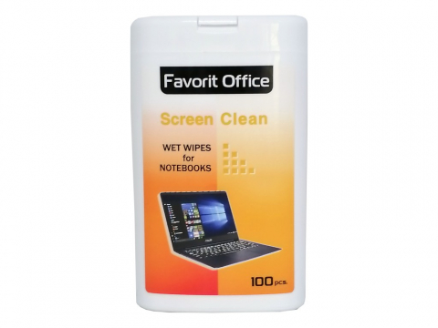 Intretinere si Curatenie - servetele umede ecran LCD/TFT, 100 bucati, Favorit-F130002