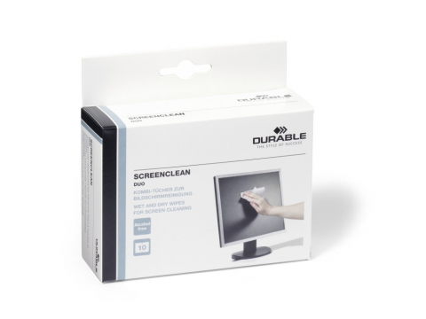 Produse din hartie - servetele umede/uscate 10/set Durable