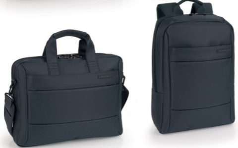 Serviete - Servieta si Ghiozdan din material poliester 42x31x8 cm si 31x44x10 cm GRI