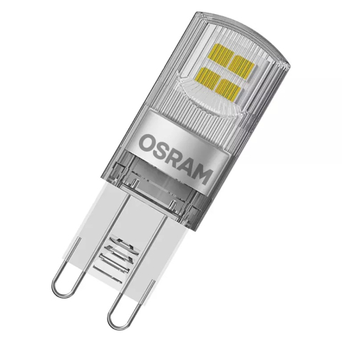 SET 2 becuri LED Osram ,  soclu G9 ,  putere 1.9W ,  forma pin ,  lumina alb calda ,  alimentare 220 - 240 V ,  Cod Produs: 4058075449831 [0]